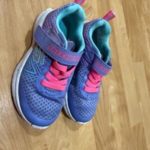 Skechers Kids' Blue and Pink Sneakers